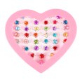 thumbnail image 1 of EeaseCA 36Pcs Kids Jewel Rings Adjustable Rhinestones Rings Girls Pretend Play Toy Dress Up Rings Birthday Gift, 1 of 7