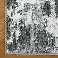 thumbnail image 4 of Haperlare Area Rug for Bedroom 3 x 5 Abstract Modern Area Rug Foldable Machine Washable Area Rug for Living Room Low Pile Non-Slip Backing Rug, Gray, 4 of 5