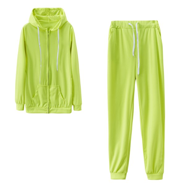 Puntoco Mujer Color Sudadera con capucha y pantalón Chándal Traje deportivo Liquidación Puntoco Puntoco-7734