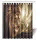 thumbnail image 1 of ABPHQTO Safari Decor Collection Brown Lion Wildlife Animal Baño Cortina de ducha con ganchos 150x180 cm, 1 of 3