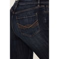 thumbnail image 4 of Idyllwind Women's Dark Wash Vista Drive Outlaw Trouser Flare Denim Jeans - IWSP23J25 8W x 34L, 4 of 4