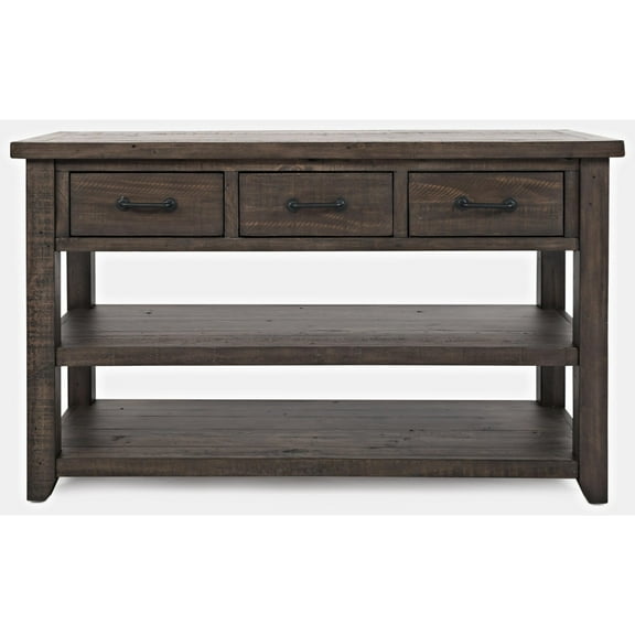 Jofran, Inc. Madison County Harris 3 Drawer Console - Barnwood