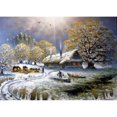 thumbnail image 1 of Pintura de diamante (DB2279) Paisaje nevado 5D DIY Bordado Cuadrado Artesanía de pared 45x60cm Hugtrwg Para estrenar, 1 of 1
