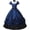 Blue, variant on Gothic Southern Belle Victorian Dress Marie Antoinette Wedding Dress Ball Gown Rococo Masquerade Prom Dress