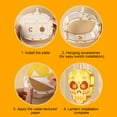 thumbnail image 4 of RKSTN Halloween Decorations DIY Halloween Mini Lanterns Suitable for Centerpieces Suitable for Halloween Interior Decorations Center Table Decorations Containing Adhesive 6ml Halloween Gifts, 4 of 5