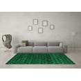 thumbnail image 3 of Ahgly Company Indoor Round Abstract Green Modern Area Rugs, 6' Round, 3 of 4