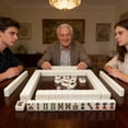thumbnail image 6 of Classic Chinese Mahjong Set, 144 Tiles with Storage Case, Traditional Family Board Game for Game Night Skill Development, 6 of 6