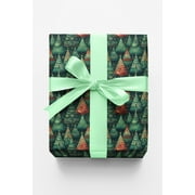 London Penny Premium Wrapping Paper - Festive Fir Fiesta