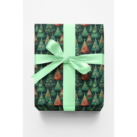 London Penny Premium Wrapping Paper - Festive Fir Fiesta