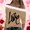 #0145-Khaki, variant on Uootdi Off The Shoulder Long Sleeve Shirts for Women FuzzyTrim Collar Love Heart Print Graphic Sweatshirt Casual Holiday Tops Gift