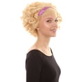 thumbnail image 6 of Womens Curly Wig | Blonde Curly Long Curly Fancy Cosplay Halloween Wig | Premium Breathable Capless Cap, 6 of 9