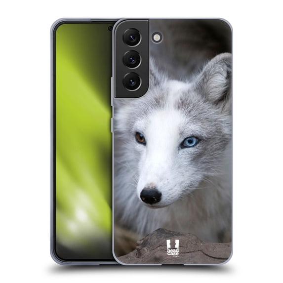Head Case Designs Famous Animals Coloured Eye Arctic Fox Soft Gel Case Compatible with Samsung Galaxy S22+ 5G