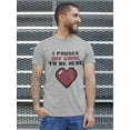 thumbnail image 2 of Teeblox Mens Graphic Tee - I Paused My Game To Be Here Pixel Gamer - Regular Fit 100% Cotton, 2 of 4