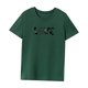 thumbnail image 3 of Camiseta de mujer de verano de manga corta para uso diario, oficina, trabajo, vacaciones, playa Verde, 3 of 7
