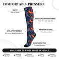 thumbnail image 2 of Pofeuu Tropical Flower Print Compression Socks for Women & Men Circulation - Best Support for Nurses,Running,Athletic,Sports, 2 of 7