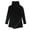 Black - black, variant on bar III Womens Zipper Tunic Sweater, Black, Small
