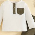 thumbnail image 5 of TOWED22 Toddler Baby Girl Fall Clothes Long Sleeve Shirt Tops and Bell Bottoms Pants 2 Piece Outfits for Girls Size:4-5 Y,Color:AG, 5 of 6