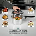 thumbnail image 3 of Magnaware Cast Aluminum 2 Quart Sauce Pan with Lid - Quality Cast Aluminum Pot with Even Heat Distribution and Retention, 3 of 9
