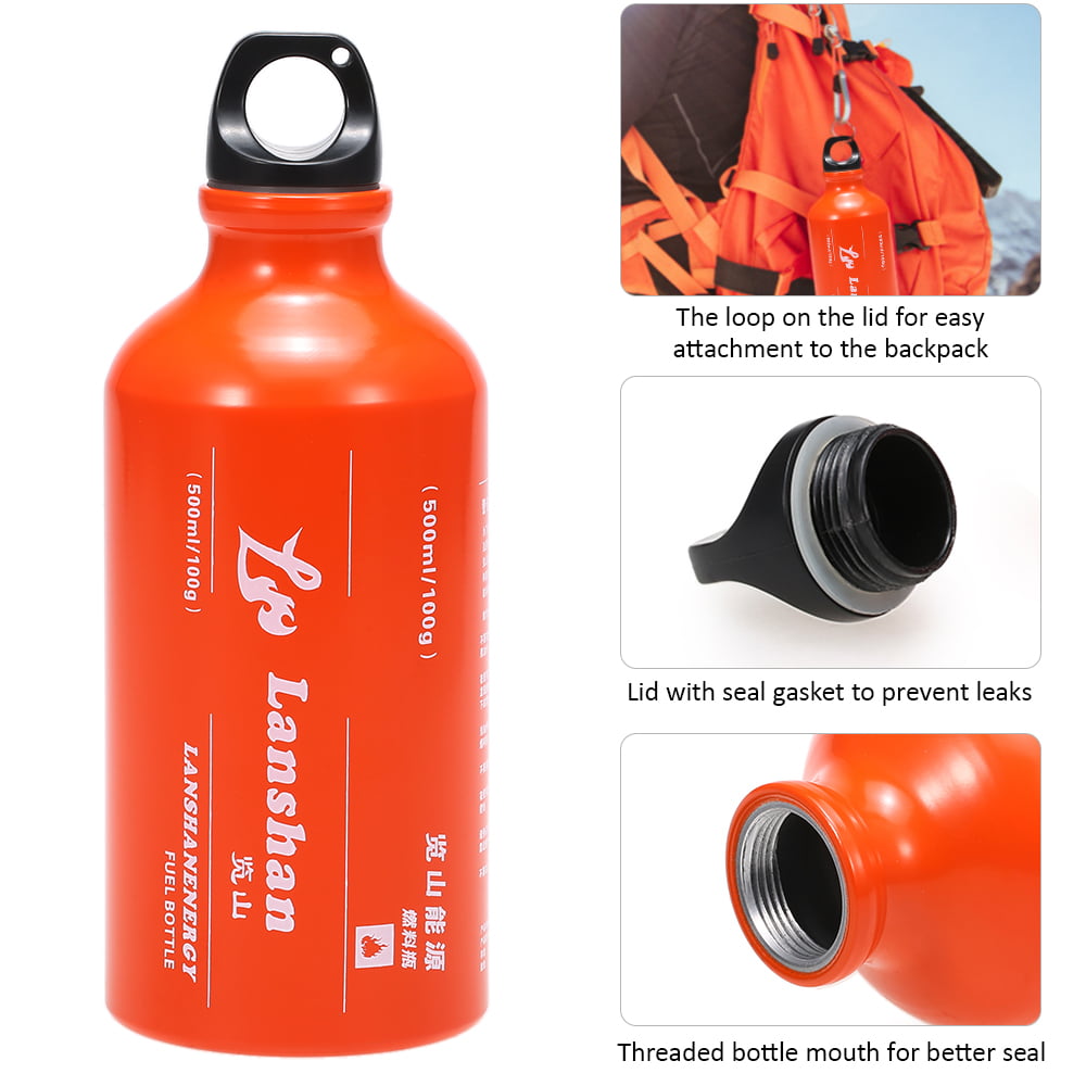 Outdoor Camping Fuel Bottle Alcohol Petrol Kerosene Storage Bottle Fuel Can I1R5 