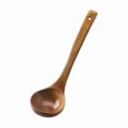 thumbnail image 1 of Large Capacity Wooden Spoon for High-Temperature Cooking and Kitchen Use, 1 of 5