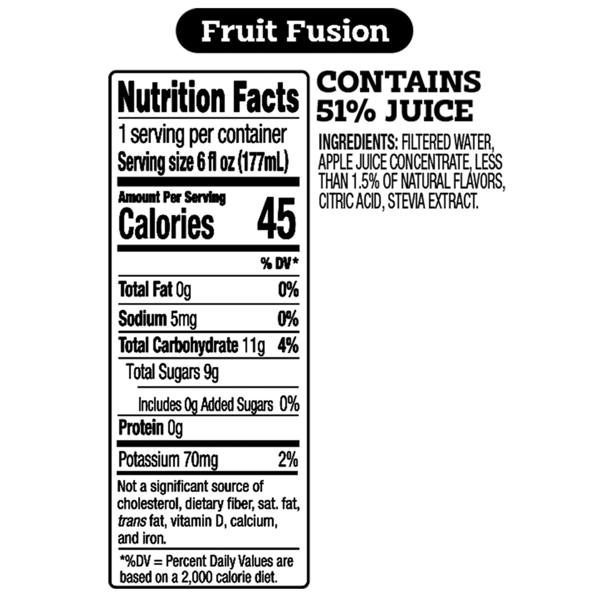 (4 pack) good2grow 6 oz 50% Less Sugar Fruit Fusion Juice Single Serve (Character Tops Vary)