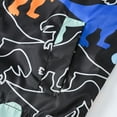 thumbnail image 6 of Zanarzt Toddler Coats for Boys Toddler Rain Jacket Cartoon Windbreaker Coat Baby Girl Boy Zip Hooded Outerwear Spring Raincoat Black,2-3 Years, 6 of 9