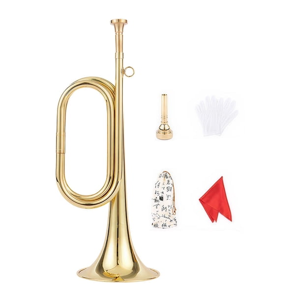 Trompeta, corneta, caballería, principiante, banda de marcha, instrumento de latón portátil Estilo A