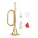 thumbnail image 1 of Trompeta, corneta, caballería, principiante, banda de marcha, instrumento de latón portátil Estilo A, 1 of 9