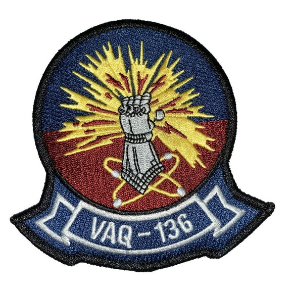VAQ-136 Gauntlets Squadron Patch – Sew On, 4"