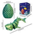 thumbnail image 5 of Sharks Ornament Fish Tank Coffee Table Ornament All Joint Movable Standing Small Gift, 5 of 5