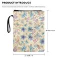 thumbnail image 7 of HELLHERO Book Organizer Bag Book Organzoer Holder Waterproof Bible Carrying Case Lightweight with Church Bible Bag 11.4 Inch X 8.66 Inch, 7 of 7