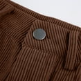 thumbnail image 5 of Puntoco Womens Plus Size Pants Clearance Zipper Fly Full-Length Pocket Cargo Jeans Brown, 5 of 8