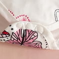 thumbnail image 6 of Tiijoy Newborn Girls Outfits Butterfly Print Short Sleeve Romper Jumper Dress Headband Set, Sizes 6-9M, 6 of 8