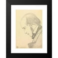 thumbnail image 2 of Christina Georgina Rossetti 14x18 Black Modern Framed Museum Art Print Titled - Portrait of William Michael Rossetti (C. 1853), 2 of 5