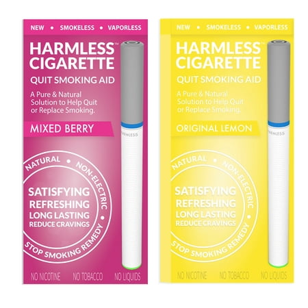 Harmless Cigarette | Alternative to Nicorette | New Smoking Cessation Product To Help You Quit Smoking Easy & Naturally. Now Better Than Patches, Gum, Pills, Spray, Lozenges, Tea & (Best Vapor Cigarette Starter Kit)
