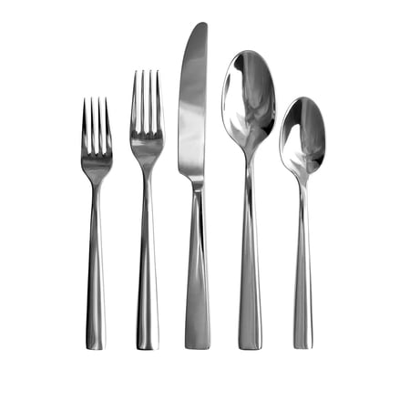Gourmet Settings 20-Piece Stainless Steel Flatware Set Mode (luxe) (no packaging)