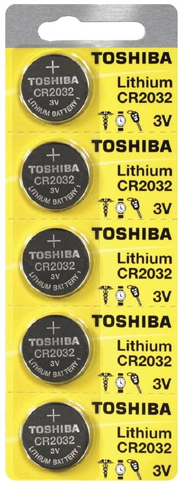 Toshiba CR2032 Battery 3V Lithium Coin Cell (50 Count)