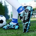 thumbnail image 5 of Zapatos de fútbol para niños Zapatos de fútbol con picos para botines juveniles Zapatillas deportivas 218-Azul-34 Sincero Electrónica, 5 of 5