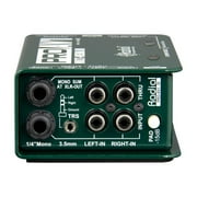 Radial Engineering ProAV1 Passive Multimedia Direct Box Bundle w/Pig Hog Mic ...