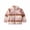 Pink A, variant on Girls Fleece Jacket Full Zip Stand Collar Heart Print Plush Warm Sporty Coat with Pockets