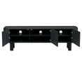 thumbnail image 5 of 21.65''H Contemporary Solid Wood TV Stand in Dark Oak, 5 of 8