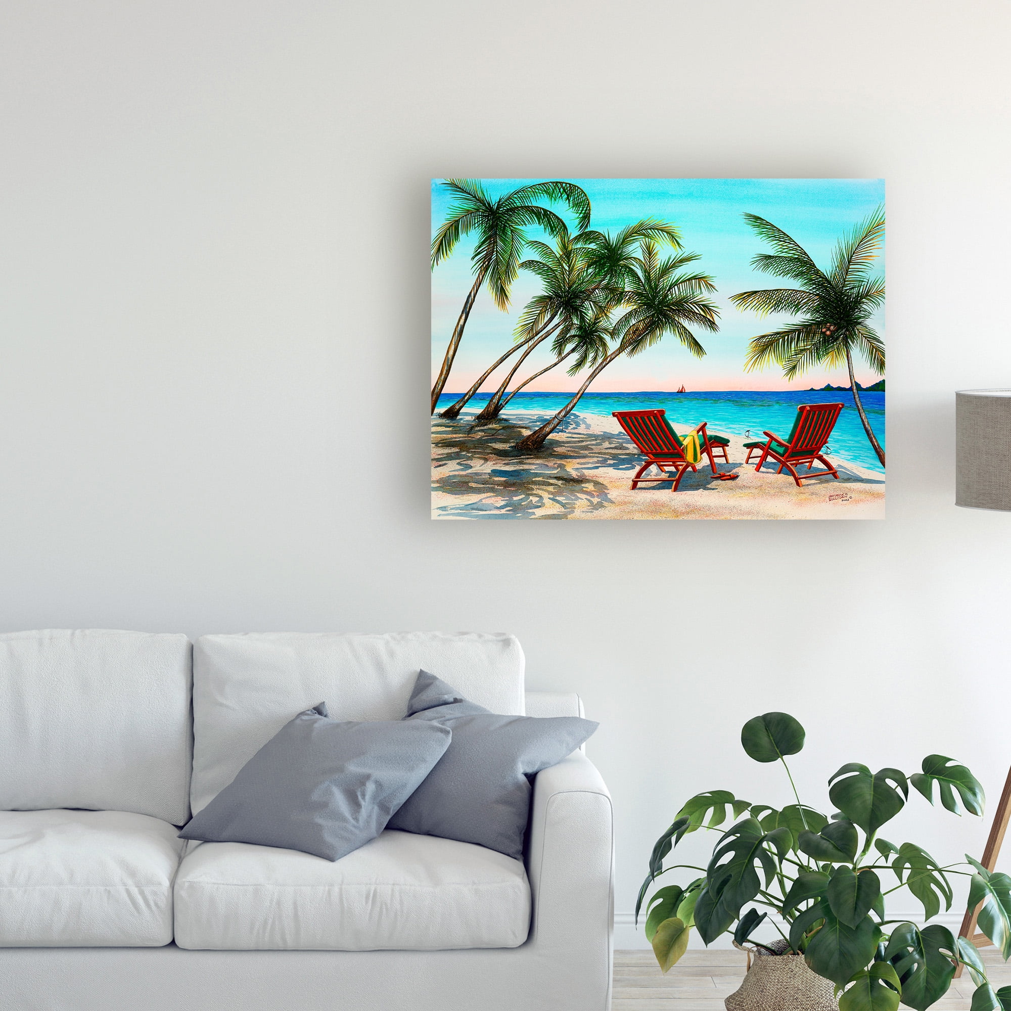 Trademark Fine Art 'Tropical Vacation' Canvas Art by Patrick Sullivan