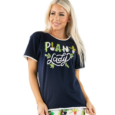 

LazyOne Pajamas for Women Cute Pajama Pants and Top Separates Plant Lady Succulets Large