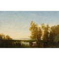 thumbnail image 2 of Félix Ziem 24x17 Gold Ornate Framed and Double Matted Museum Art Print Titled - Dutch Landscape, 2 of 4