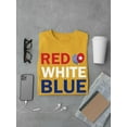 thumbnail image 3 of Red White Blue 4Th T-Shirt Men -Image by Shutterstock, Male x-Large, 3 of 4
