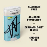 W By Jake Paul Mens Aluminum Free Deodorant - Odor Blocking - Sweat Protection - Wave Breaker Scent - 2.6 oz