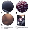 thumbnail image 3 of Designart A Blooming Purple Dahlia Flower In Winter II Canvas Wall Art, 3 of 5