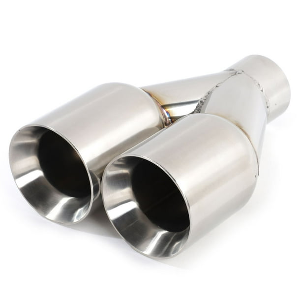 Polished Stainless Steel Exhaust Tip for Universal Application