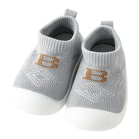 

Larisalt Baby Girl Shoes Baby Leather Shoes Moccasins Anti-Slip First Walker Crib Shoes for Toddler Infant Boys Girls Gray