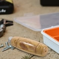 thumbnail image 2 of Miangastore Wood Food Cutter Handle Kitchen Cutter Grip Restaurant Chef Cutter Replacement Grip, 2 of 8